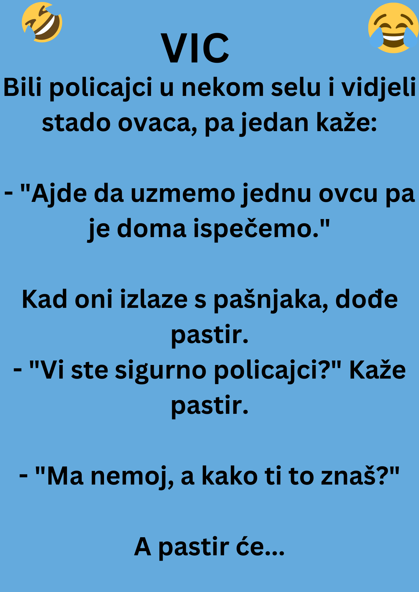 VIC: Bili policajci u nekom selu i vidjeli stado ovaca