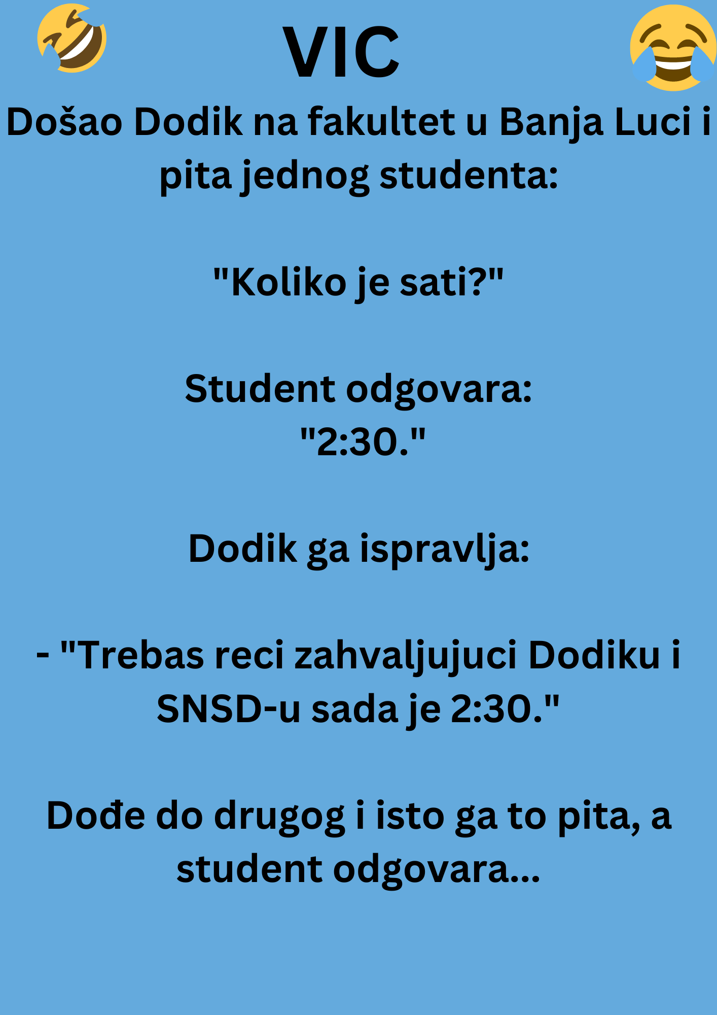 VIC DANA: Došao Dodik na fakultet u Banja Luci