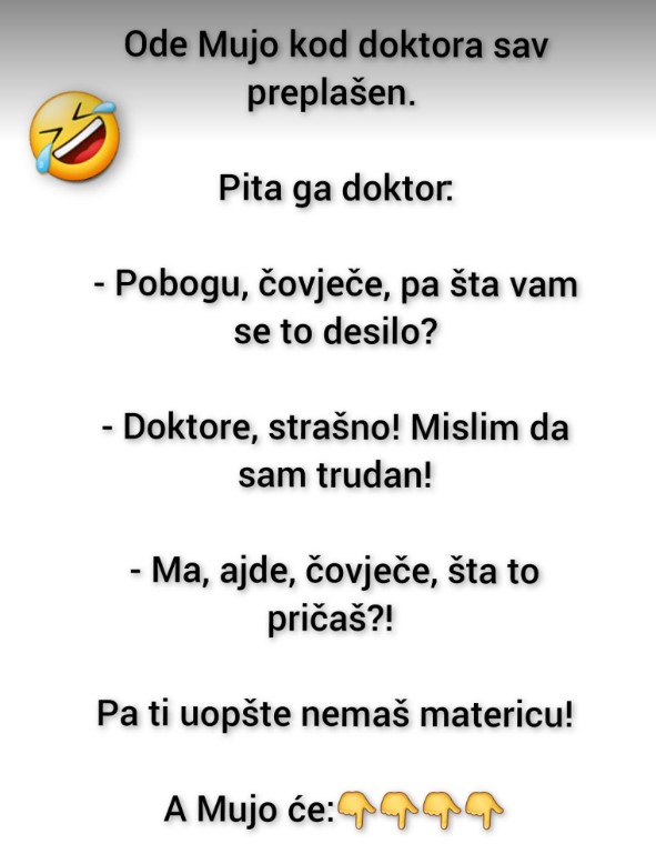 OVAJ VIC JE NASMIJAO MNOGE: Mujo u drugom stanju