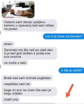 UBACIO SAM KAMERU U SOBU, DA VIDIM ŠTA ŽENA RADI KAD SAM JA NA POSLU: Kad sam pregledao snimak RASPLAKAO SAM SE, KAKO MOŽE?!