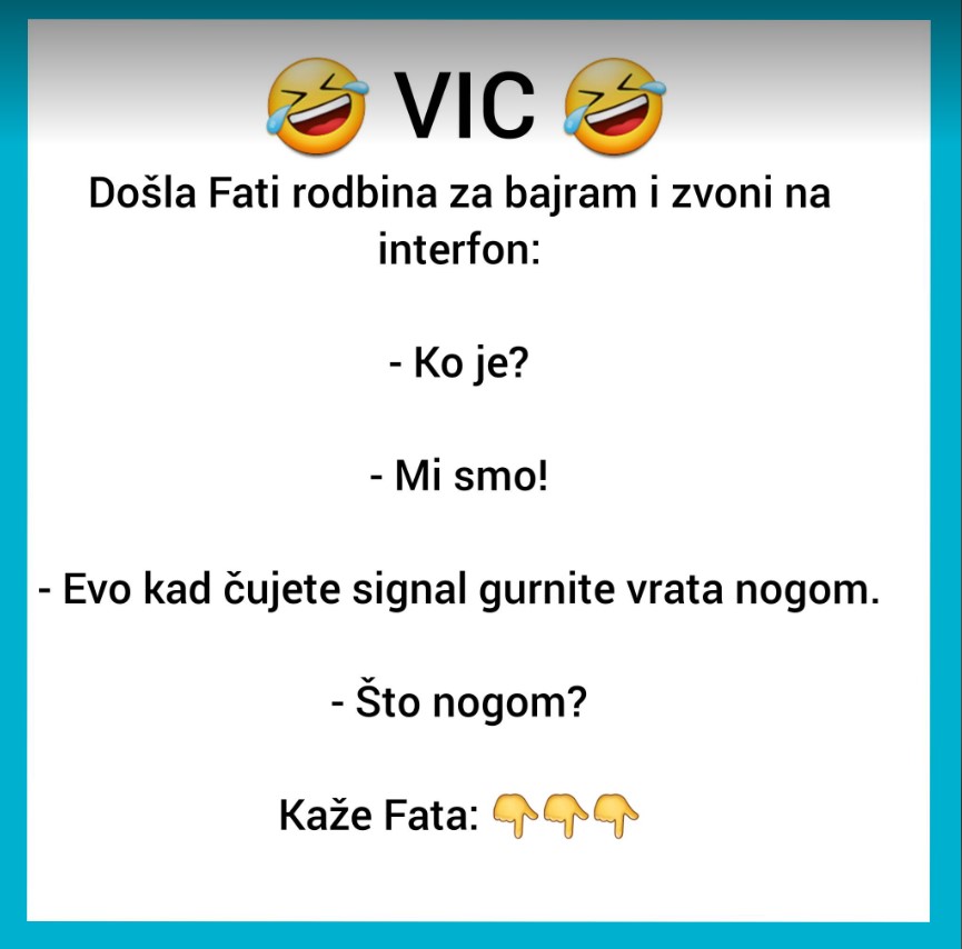 Došla Fati rodbina..