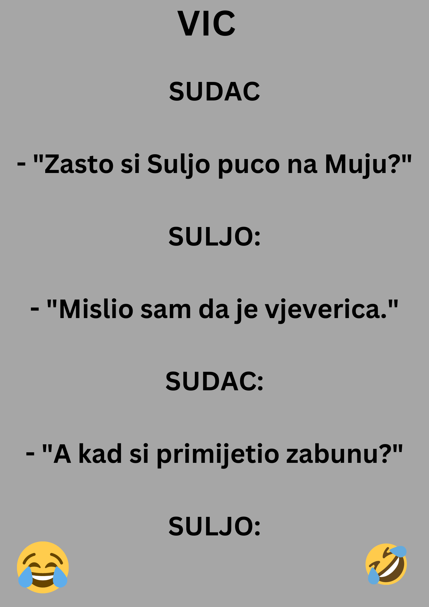 VIC DANA: Mujo i sudac