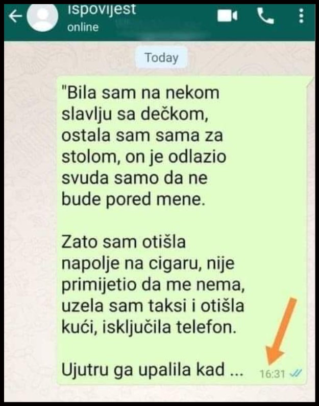 “Bila sam na nekom slavlju sa dečkom”