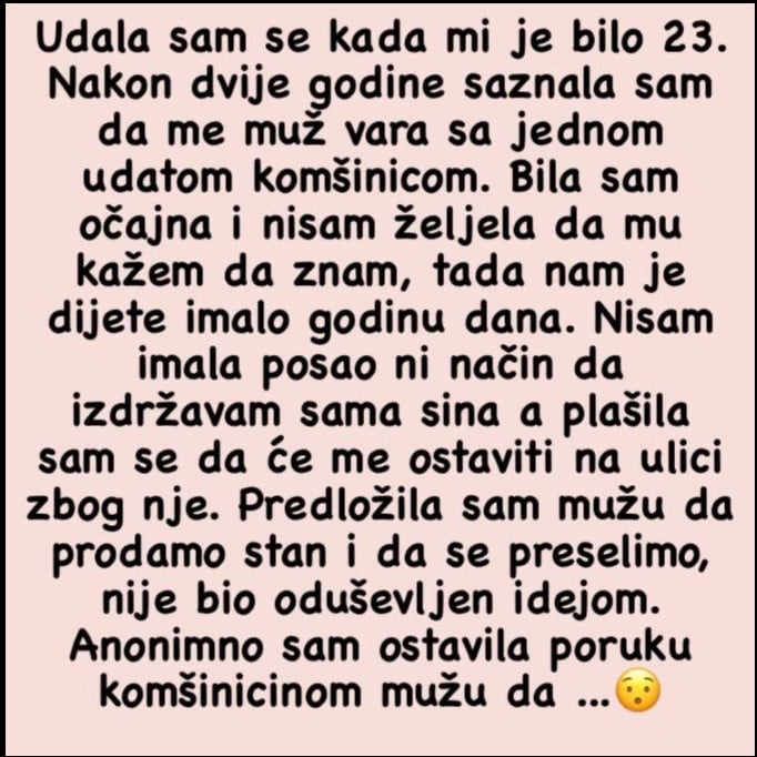 “Udala sam se kada mi je bilo 23”