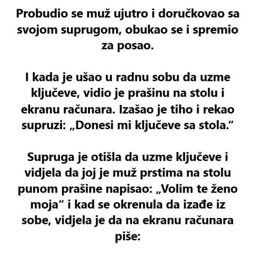 POUČNA PRIČA: Mudrost supružnika pri ukazivanju na pogreške