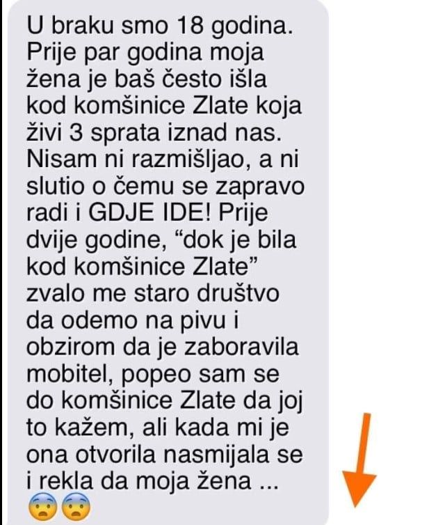 “U braku smo 18 godina, moja supruga je išla kod komšinice”