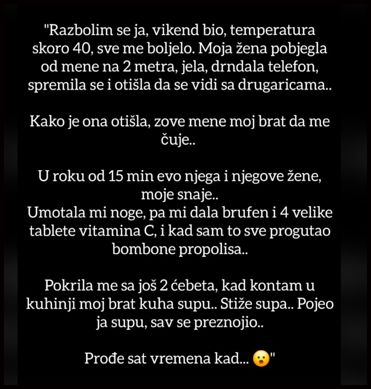 “Žena pobjegla od mene kada mi je najteže bilo..”