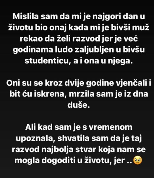 ISPOVIJEST: Mislila sam da mi je najgori dan kada mi je muž rekao da se razvodimo, a onda…