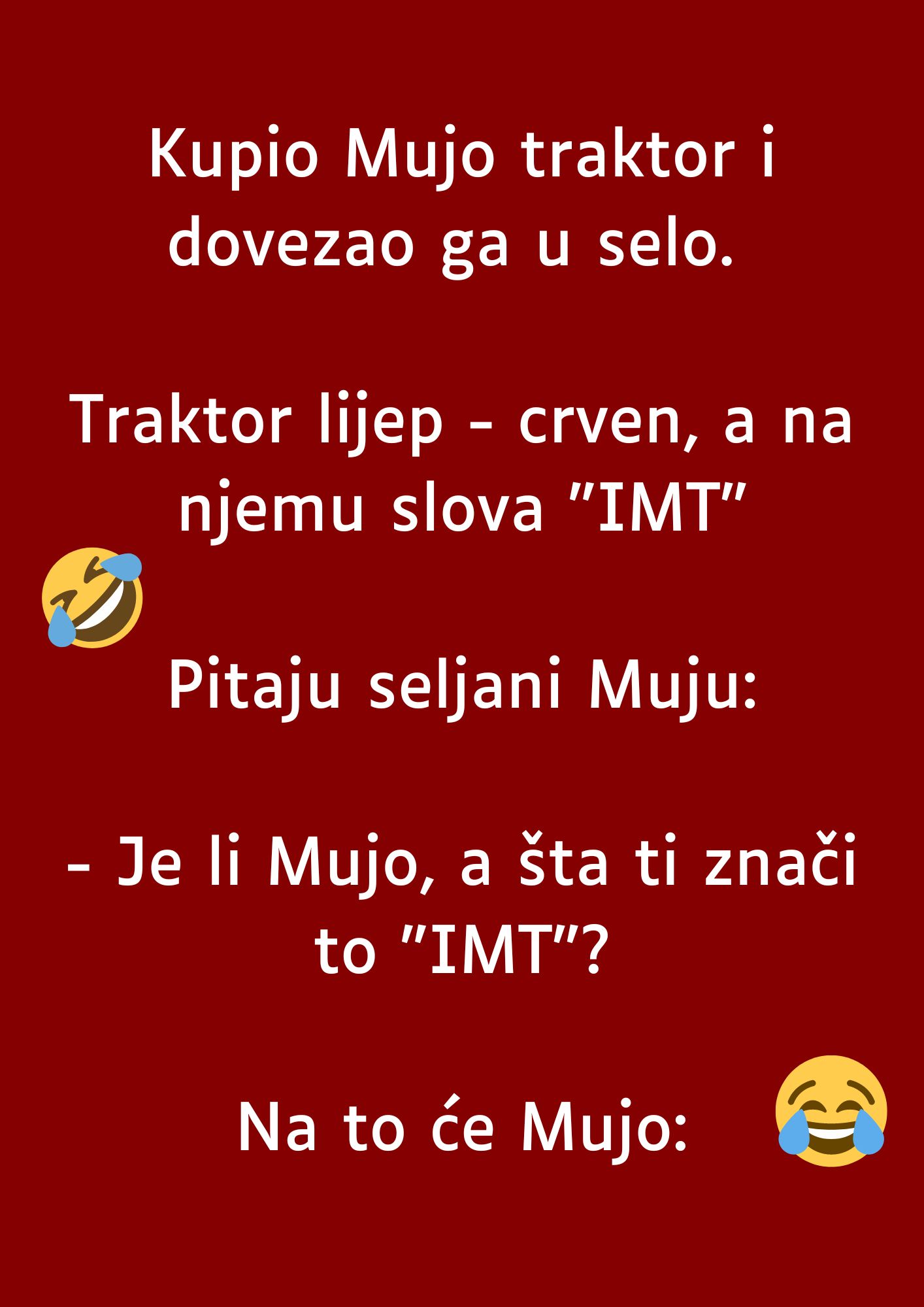 VIC: Kupio Mujo traktor