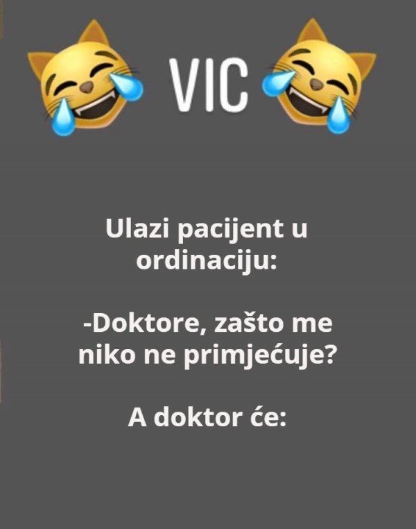 VIC DANA: Doktor i pacijent