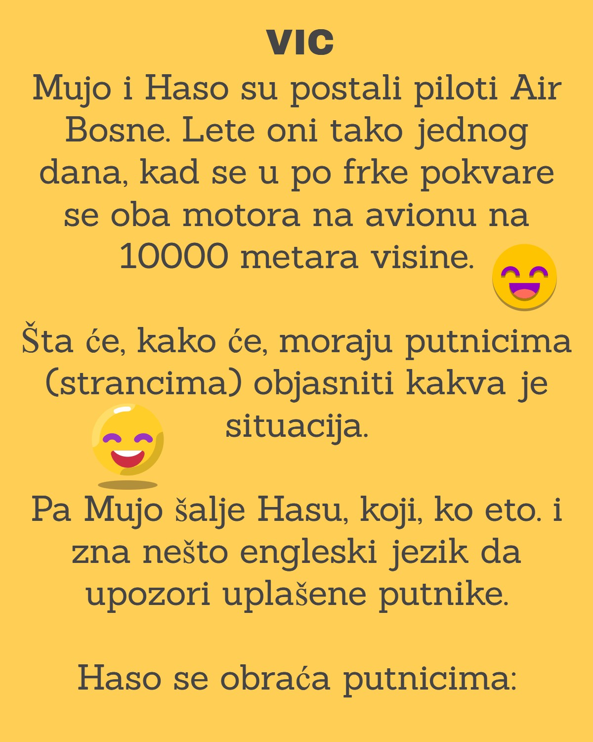 VIC DANA: Mujo i Haso piloti