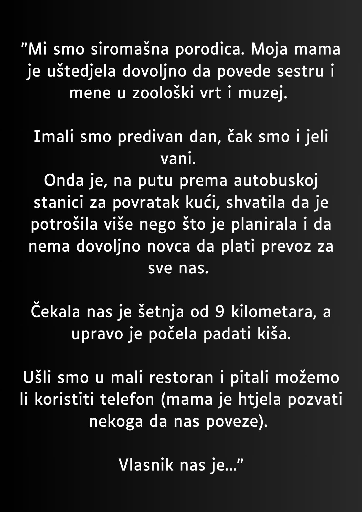 “Mi smo siromašna porodica…” | Balaševizam