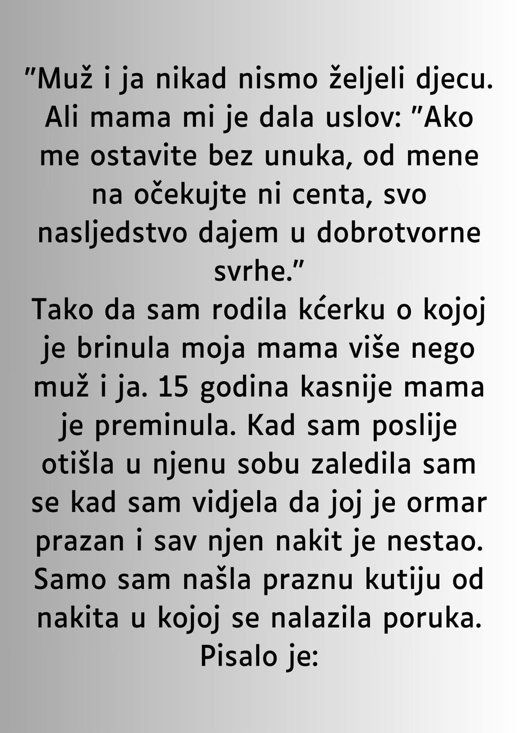 “Muž i ja nikad nismo željeli djecu, ali…”