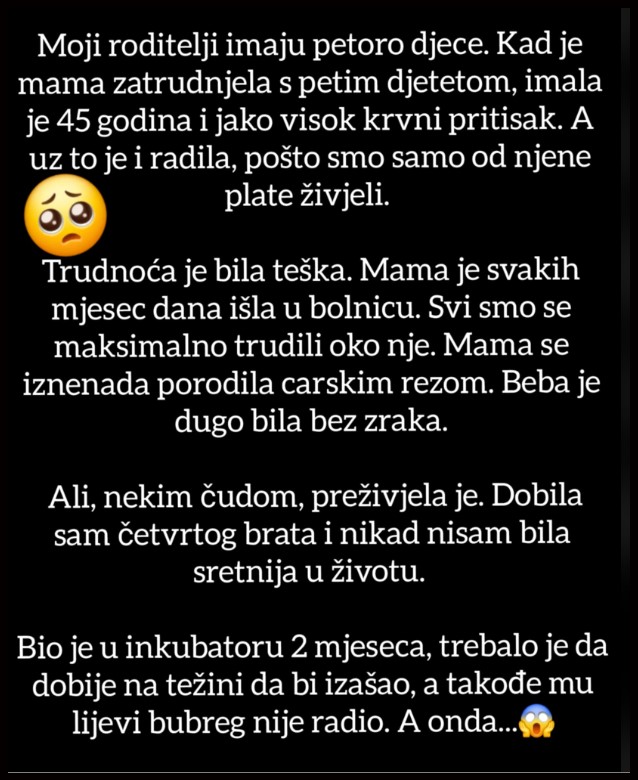 Ispovijest: “Moji roditelji imaju petoro djece”