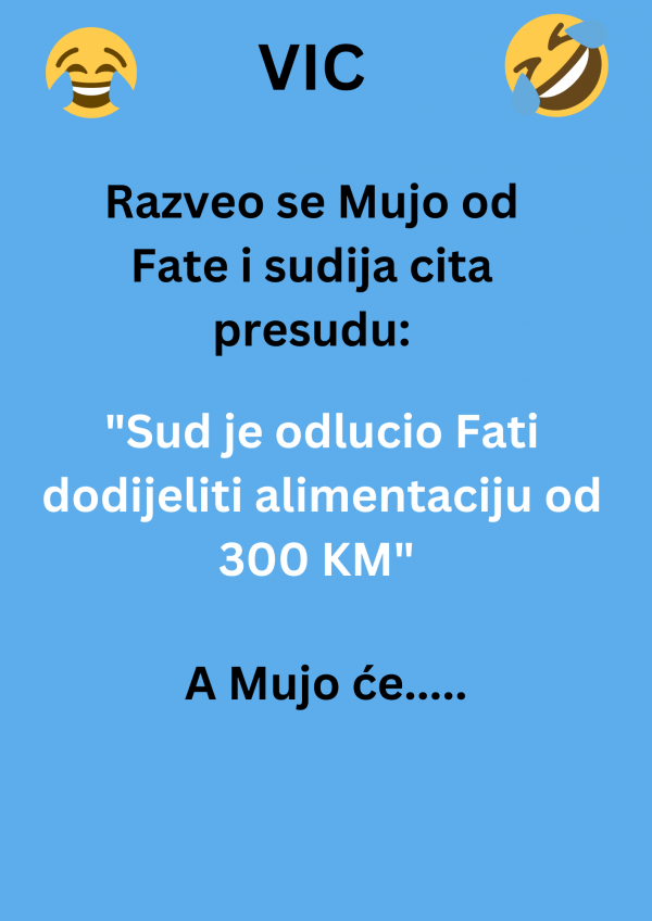 VIC DANA: Mujo i Fata se razišli